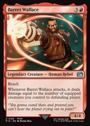 Barret Wallace - Foil<br /><span class="collector-number">Collector No. 129</span>