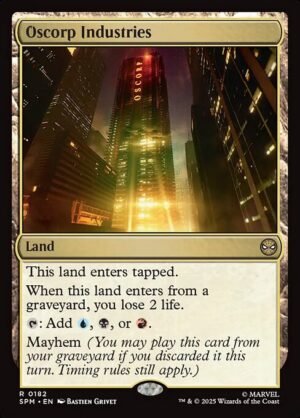 Oscorp Industries - Foil<br /><span class="collector-number">Collector No. 182</span>