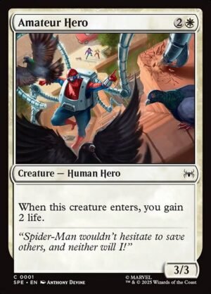 Amateur Hero - Foil<br /><span class="collector-number">Collector No. 1</span>