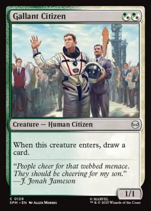 Gallant Citizen - Foil<br /><span class="collector-number">Collector No. 129</span>