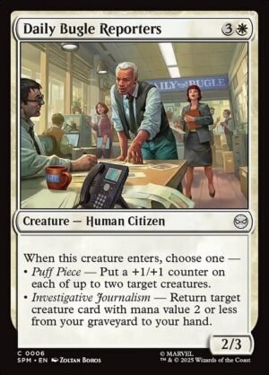 Daily Bugle Reporters - Foil<br /><span class="collector-number">Collector No. 6</span>