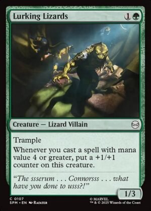 Lurking Lizards - Foil<br /><span class="collector-number">Collector No. 107</span>