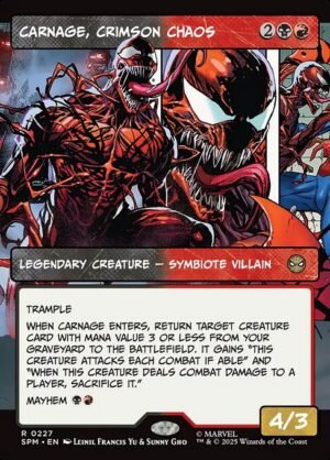 Carnage, Crimson Chaos - Foil<br /><span class="collector-number">Collector No. 227</span>