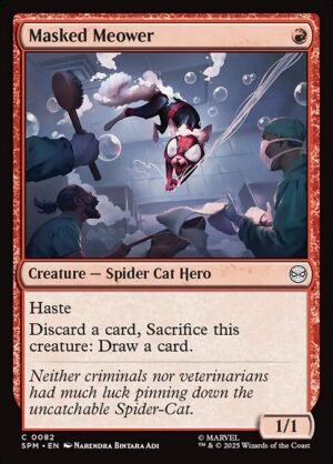 Masked Meower - Foil<br /><span class="collector-number">Collector No. 82</span>