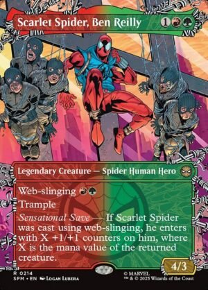 Scarlet Spider, Ben Reilly - Foil<br /><span class="collector-number">Collector No. 214</span>