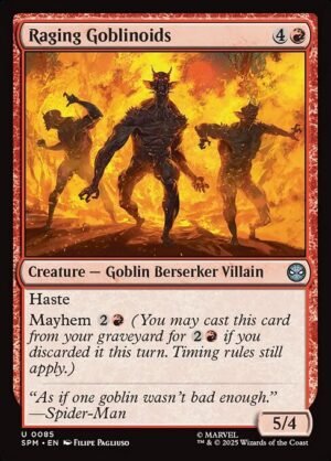 Raging Goblinoids - Foil<br /><span class="collector-number">Collector No. 85</span>