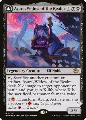 Ayara, Widow of the Realm // Ayara, Furnace Queen - Foil<br /><span class="collector-number">Collector No. 90</span>