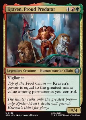 Kraven, Proud Predator - Foil<br /><span class="collector-number">Collector No. 132</span>