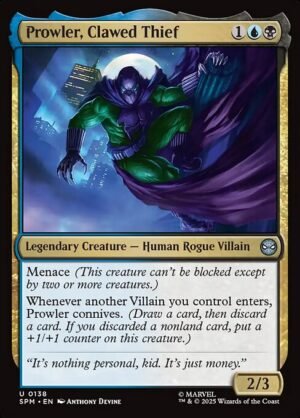 Prowler, Clawed Thief - Foil<br /><span class="collector-number">Collector No. 138</span>