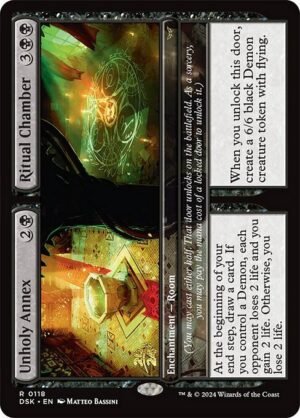 Unholy Annex // Ritual Chamber - Foil<br /><span class="collector-number">Collector No. 118s</span>