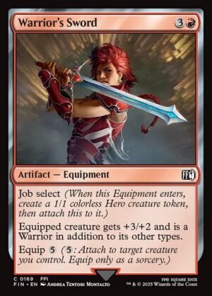 Warrior's Sword - Foil<br /><span class="collector-number">Collector No. 169</span>