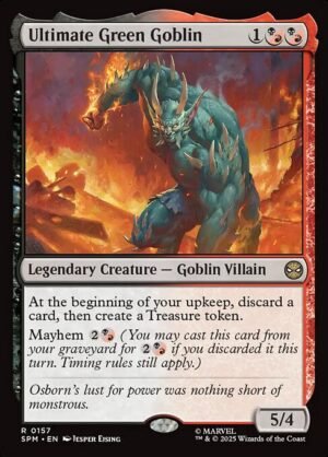 Ultimate Green Goblin - Foil<br /><span class="collector-number">Collector No. 157</span>