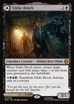 Eddie Brock // Venom, Lethal Protector - Foil<br /><span class="collector-number">Collector No. 55</span>