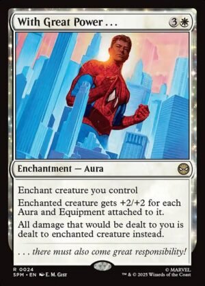 With Great Power... - Foil<br /><span class="collector-number">Collector No. 24</span>