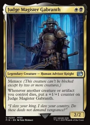 Judge Magister Gabranth - Foil<br /><span class="collector-number">Collector No. 230</span>