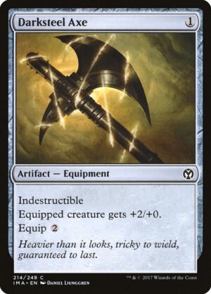 Darksteel Axe - Foil<br /><span class="collector-number">Collector No. 214</span>