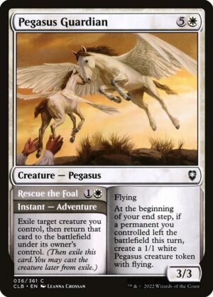 Pegasus Guardian // Rescue the Foal - Foil<br /><span class="collector-number">Collector No. 36</span>