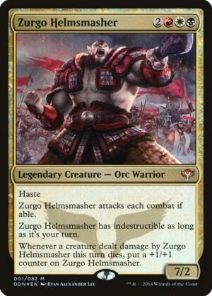 Zurgo Helmsmasher - Foil<br /><span class="collector-number">Collector No. 1</span>