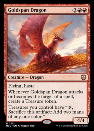 Goldspan Dragon - Foil<br /><span class="collector-number">Collector No. 212</span>