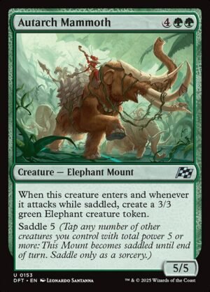 Autarch Mammoth - Foil<br /><span class="collector-number">Collector No. 153</span>