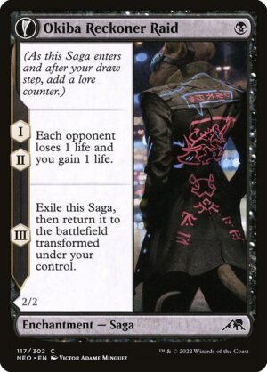 Okiba Reckoner Raid // Nezumi Road Captain - Foil<br /><span class="collector-number">Collector No. 117</span>