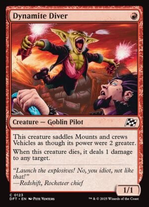 Dynamite Diver - Foil<br /><span class="collector-number">Collector No. 123</span>