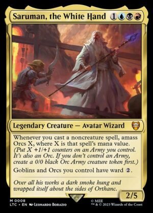 Saruman, the White Hand - Foil<br /><span class="collector-number">Collector No. 8</span>