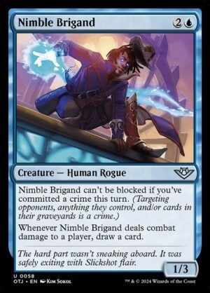 Nimble Brigand - Foil<br /><span class="collector-number">Collector No. 58</span>