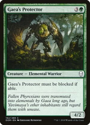 Gaea's Protector - Foil<br /><span class="collector-number">Collector No. 162</span>