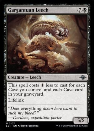 Gargantuan Leech - Foil<br /><span class="collector-number">Collector No. 107</span>