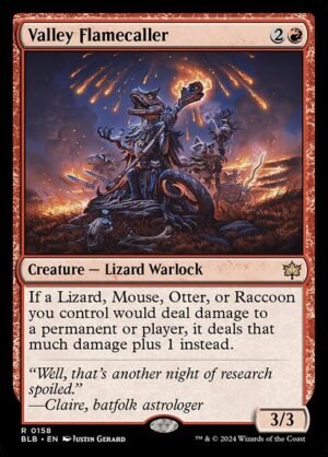 Valley Flamecaller - Foil<br /><span class="collector-number">Collector No. 158</span>