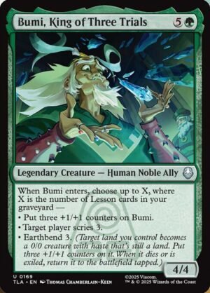 Bumi, King of Three Trials - Foil<br /><span class="collector-number">Collector No. 169</span>