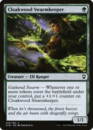 Cloakwood Swarmkeeper - Foil<br /><span class="collector-number">Collector No. 222</span>