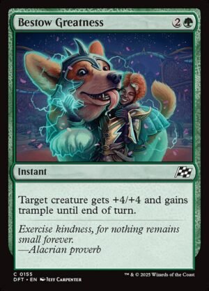 Bestow Greatness - Foil<br /><span class="collector-number">Collector No. 155</span>