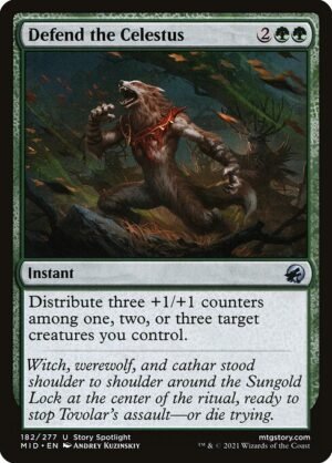 Defend the Celestus - Foil<br /><span class="collector-number">Collector No. 182</span>