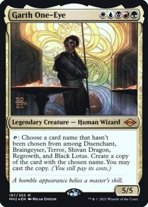 Garth One-Eye - Foil<br /><span class="collector-number">Collector No. 197s</span>