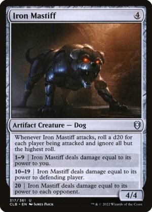 Iron Mastiff - Foil<br /><span class="collector-number">Collector No. 317</span>