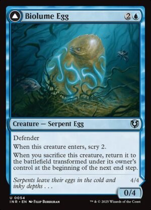 Biolume Egg // Biolume Serpent - Foil<br /><span class="collector-number">Collector No. 54</span>