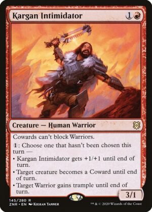 Kargan Intimidator - Foil<br /><span class="collector-number">Collector No. 145</span>