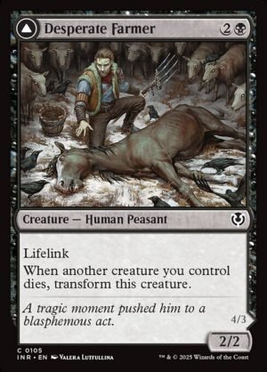 Desperate Farmer // Depraved Harvester - Foil<br /><span class="collector-number">Collector No. 105</span>