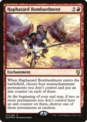 Haphazard Bombardment - Foil<br /><span class="collector-number">Collector No. 131s</span>