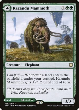 Kazandu Mammoth // Kazandu Valley - Foil<br /><span class="collector-number">Collector No. 189</span>