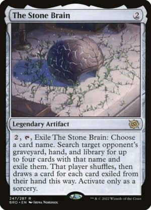 The Stone Brain - Foil<br /><span class="collector-number">Collector No. 247</span>