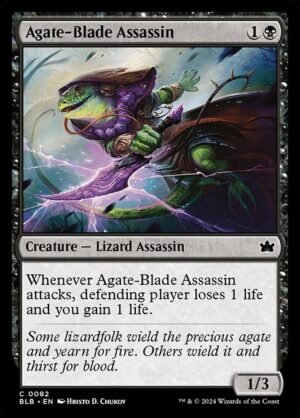 Agate-Blade Assassin - Foil<br /><span class="collector-number">Collector No. 82</span>