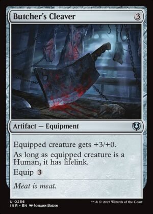 Butcher's Cleaver - Foil<br /><span class="collector-number">Collector No. 256</span>