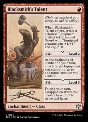 Blacksmith's Talent - Foil<br /><span class="collector-number">Collector No. 125</span>