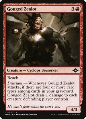 Gouged Zealot - Foil<br /><span class="collector-number">Collector No. 131</span>