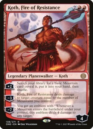 Koth, Fire of Resistance - Foil<br /><span class="collector-number">Collector No. 138</span>