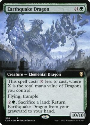 Earthquake Dragon - Foil<br /><span class="collector-number">Collector No. 588</span>