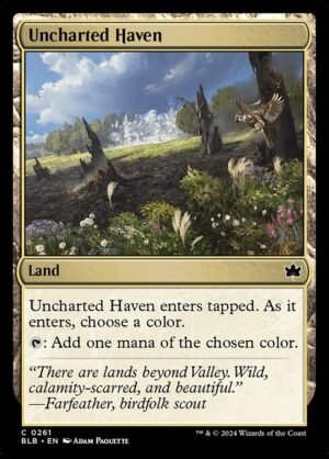 Uncharted Haven - Foil<br /><span class="collector-number">Collector No. 261</span>